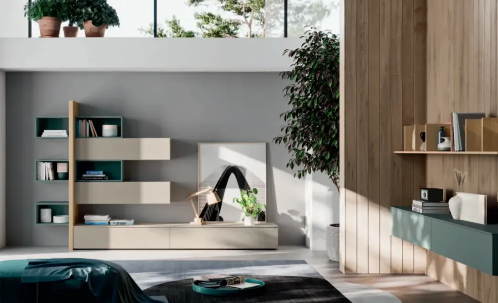 Clearance Scopri la Parete attrezzata Light day 08 di scontata del 31%! Pareti Attrezzate