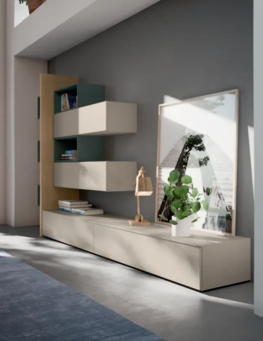 Clearance Scopri la Parete attrezzata Light day 08 di scontata del 31%! Pareti Attrezzate