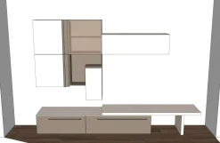 Gierre Mobili Scopri la parete attrezzata Abaco 5 Gierre a prezzo scontato! Stile moderno.- Pareti Attrezzate