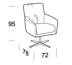 Collezione esclusiva Scopri la poltroncina Elodie Mottes Selection in tessuto, un'idea di stile firmata da un grande architetto! Prezzo scontato.- Poltrone