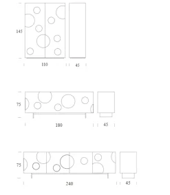 Tonin Casa Scopri l'Offerta Outlet sulla Madia Matisse di : stile moderno!- Madie