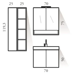 Best Scopri l'Offerta Outlet su Bg23 per arredare il tuo bagno! Mobili Bagno Sospeso