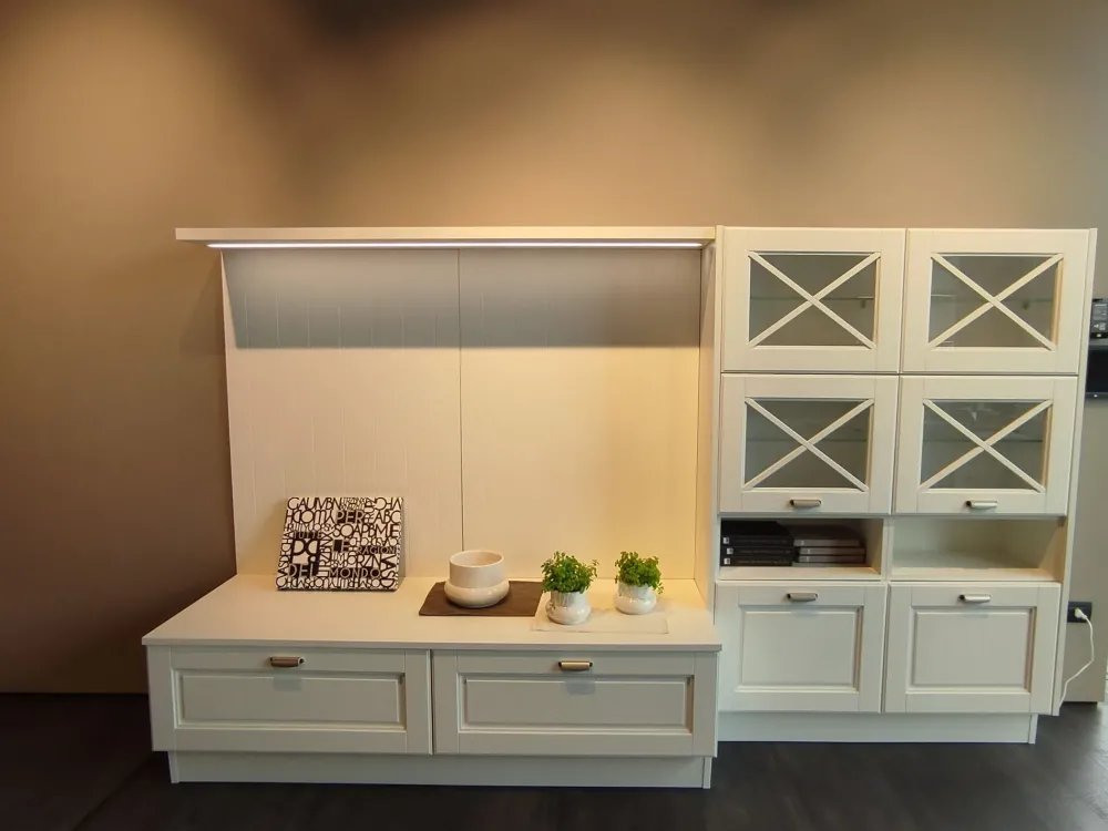 Lube Cucine Scopri Mobile Soggiorno Agnese di scontato -50%!- Pareti Attrezzate