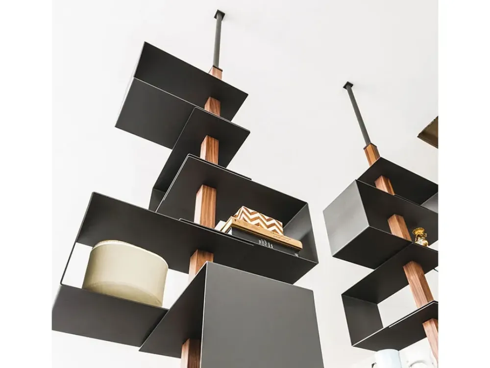 Cattelan Italia Scopri Tokyo: libreria in metallo in offerta outlet- Librerie