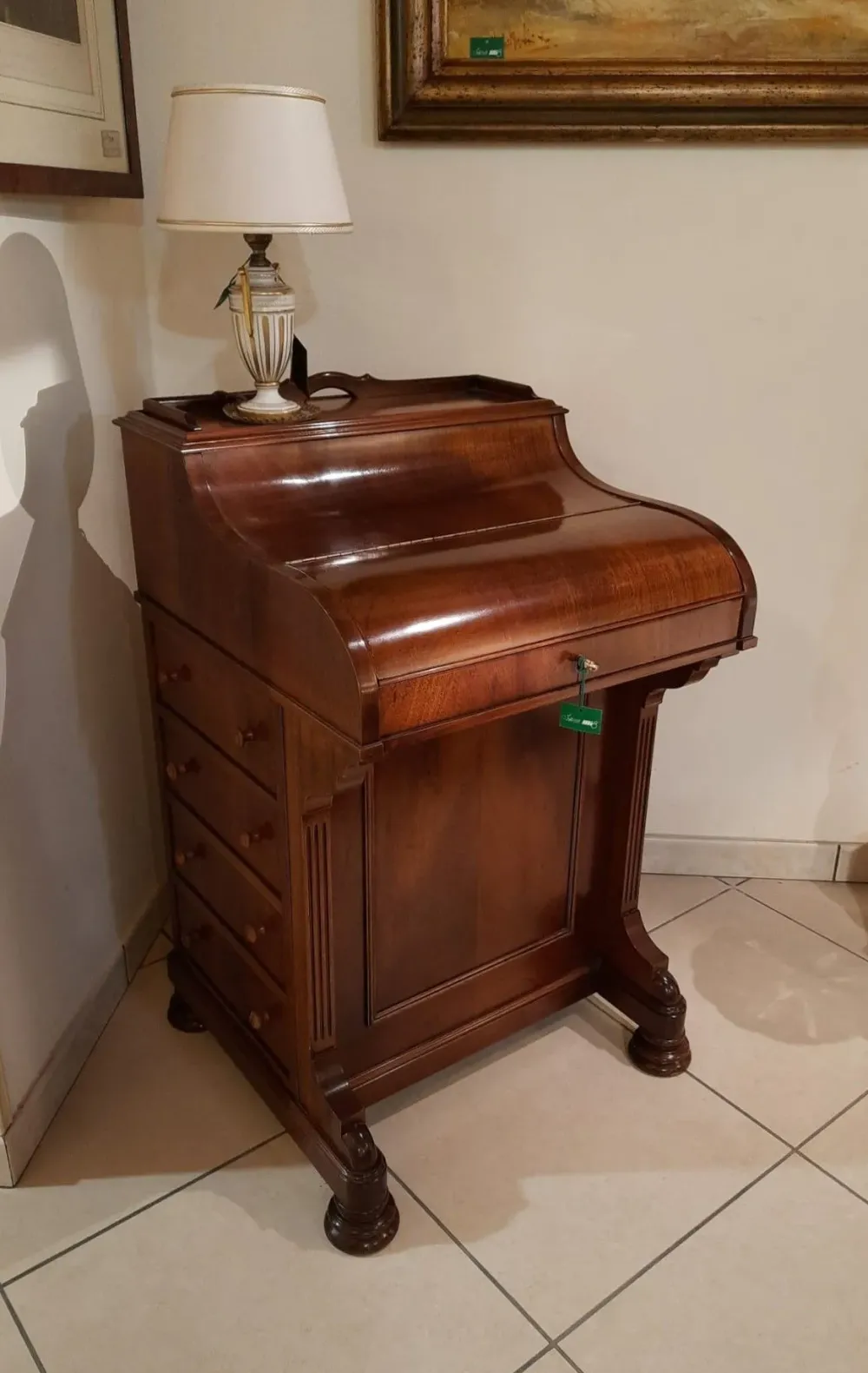 Hot Scrivania d'antiquariato in stile neoclassico a prezzo Outlet Antiquariato