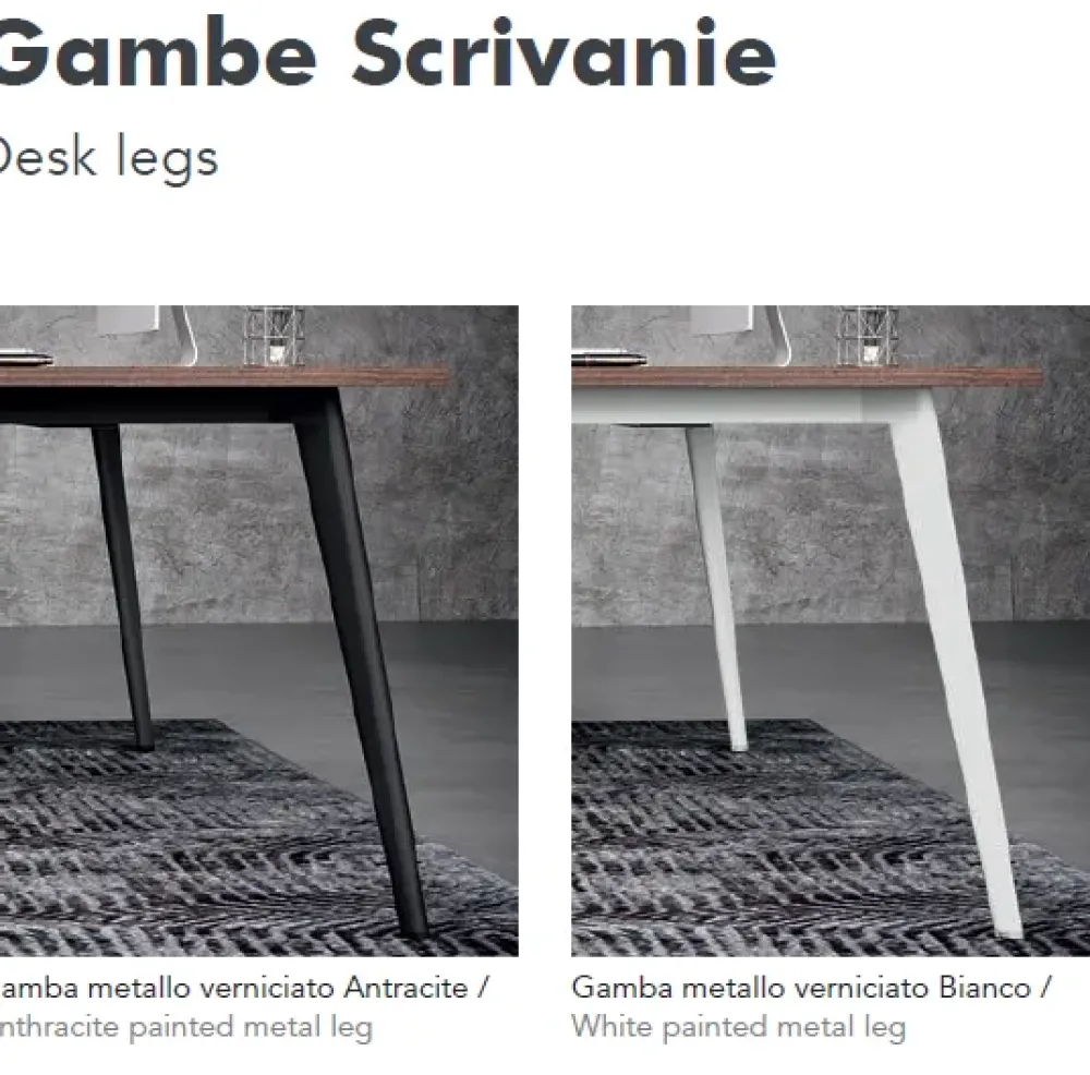 Scrivania direzionale - ufficio completo rhea in vetro a prezzo scontato Arredo Ufficio