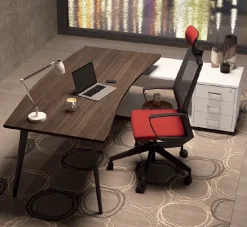 Sale Scrivania direzionale in legno Ufficio completo rhea  a marchio a prezzi convenienti Arredo Ufficio