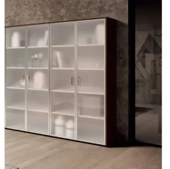 Sale Scrivania direzionale in legno Ufficio completo rhea  a marchio a prezzi convenienti Arredo Ufficio