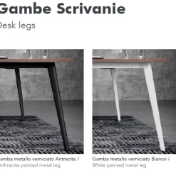 Sale Scrivania direzionale in legno Ufficio completo rhea  a marchio a prezzi convenienti Arredo Ufficio