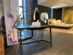 Poliform Scrivania direzionale in legno Mathieu in offerta- Arredo Ufficio