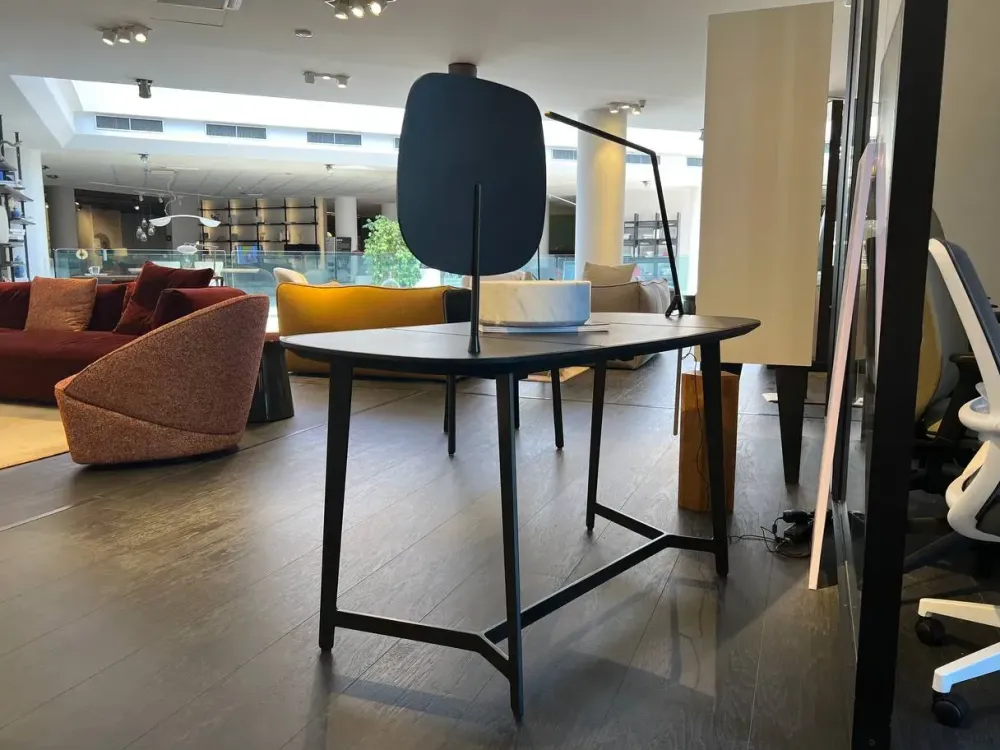 Poliform Scrivania direzionale in legno Mathieu in offerta- Arredo Ufficio