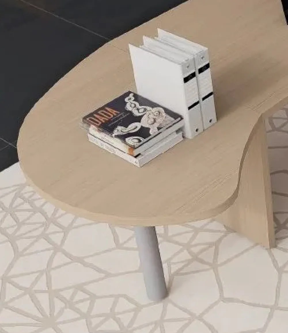 Outlet Scrivania direzionale in legno Con allungo plano e sedia con forte sconto Arredo Ufficio