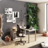 Las Mobili Scrivania direzionale in legno Andrea - postazione home officecon sedia a marchio a prezzi convenienti- Arredo Ufficio