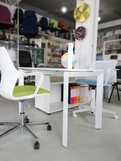 Las Mobili Scrivania direzionale in legno Andrea - postazione home officecon sedia a marchio a prezzi convenienti- Arredo Ufficio