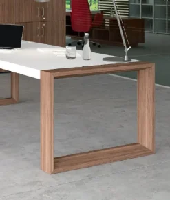 Flycom Scrivania direzionale in legno Direzionale forma e mobile boiserie a prezzi outlet- Arredo Ufficio