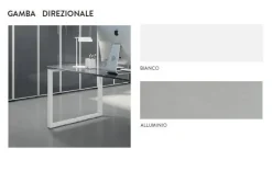 Scrivania direzionale modello Ufficio completo stratos in OFFERTA OUTLET^Flycom Clearance