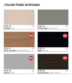 Las Mobili Scrivania direzionale modello 5th element - ufficio completo con mobili in OFFERTA OUTLET- Arredo Ufficio