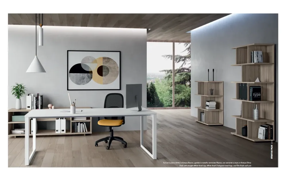 Scrivania direzionale modello Ufficio completo stratos plus in OFFERTA OUTLET^Flycom New