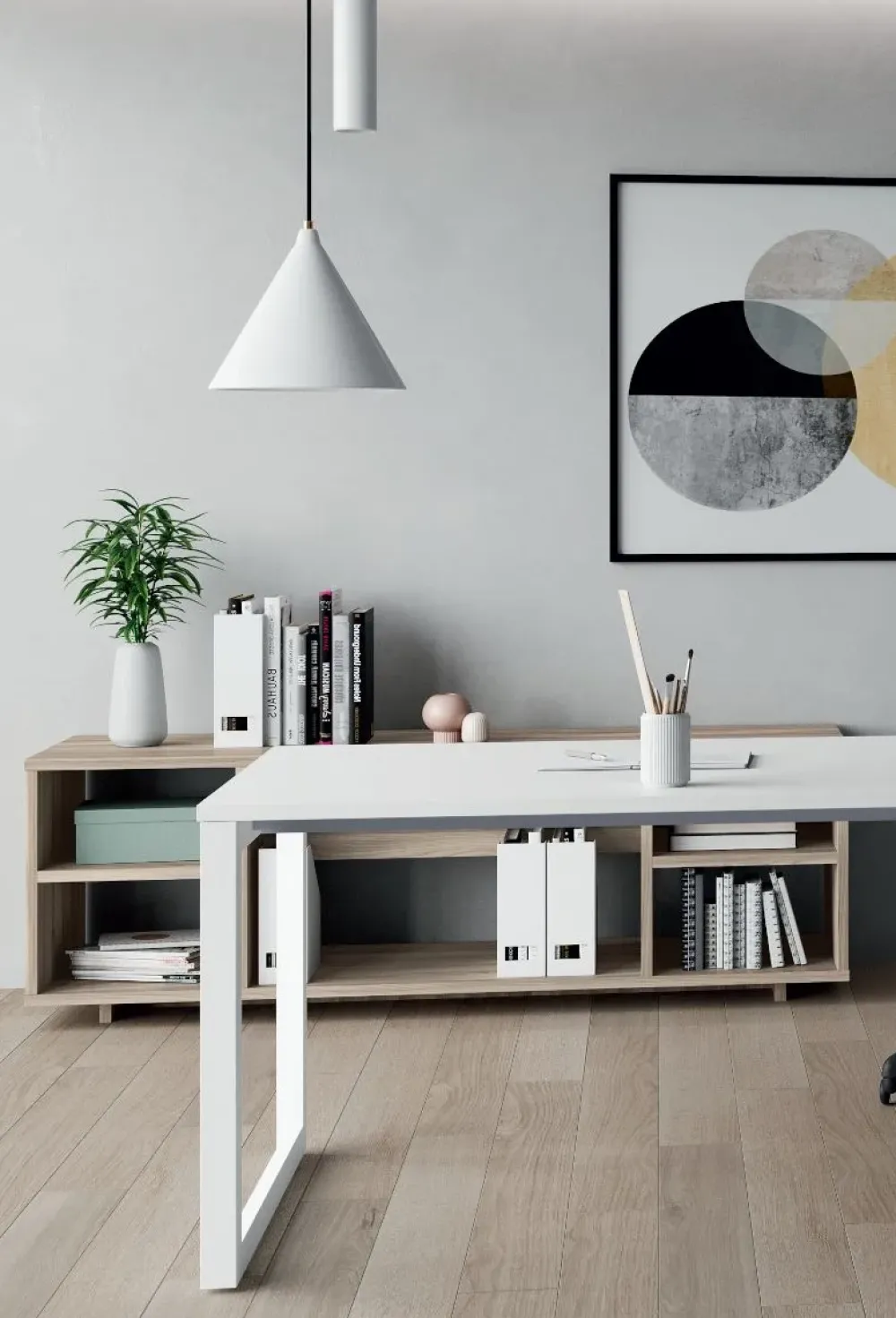 Scrivania direzionale modello Ufficio completo stratos plus in OFFERTA OUTLET^Flycom New