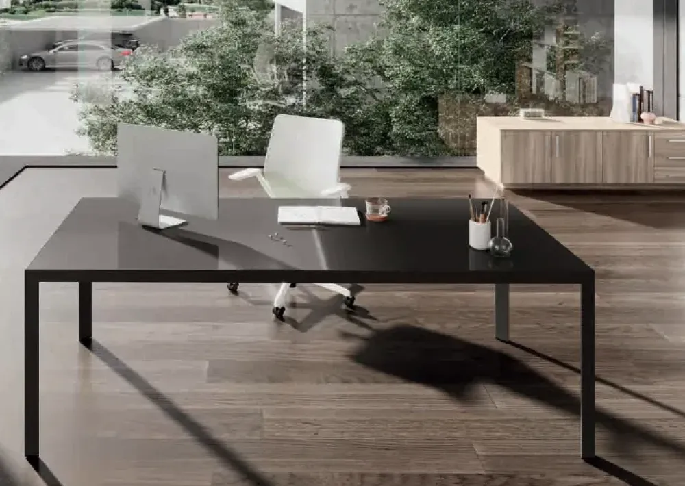 New Scrivania direzionale Scrivania direzionale eos con mobili in vetro a prezzo scontato Arredo Ufficio