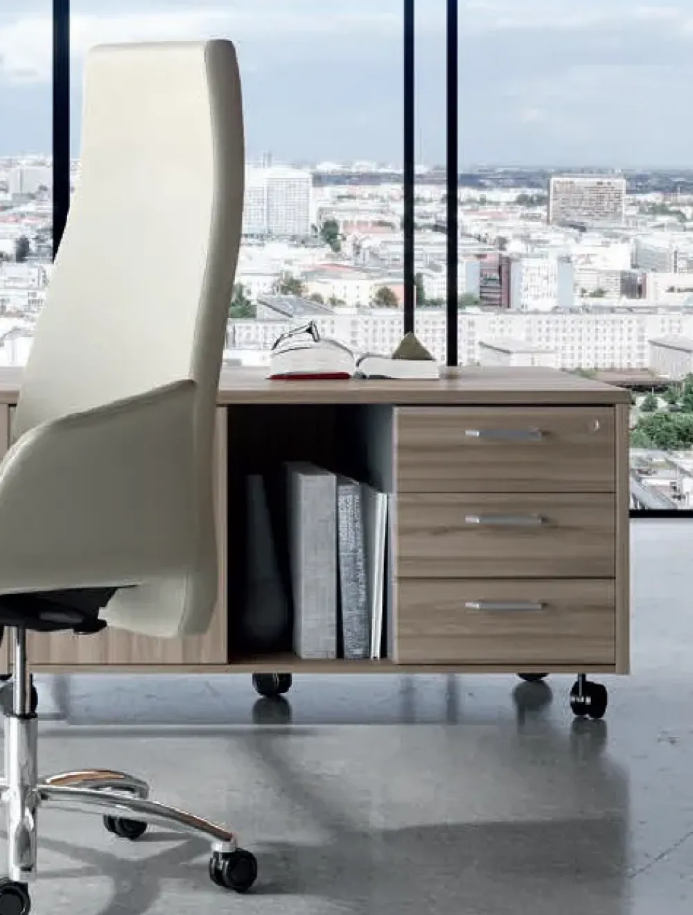 Hot Scrivania direzionale Ufficio completo in legno a prezzo Outlet Arredo Ufficio