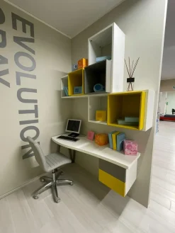 Moretti Compact Camerette Scrivania modello Bianca Moretti compact in OFFERTA OUTLET- Arredo Ufficio