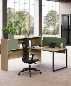 Best Scrivania operativa modello Postazione operativa sigma con accessori in OFFERTA OUTLET Arredo Ufficio