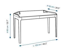 Scrivania operativa modello Tango in legno ad un prezzo vantaggioso^Roche Bobois