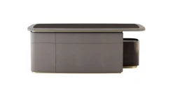 Scrivania Scrivania luxury pelle e ottone in legno a prezzo Outlet^Md work