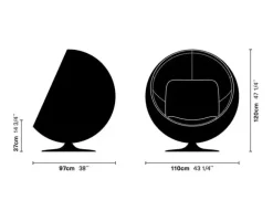 Sedia Ball eero aarnio a prezzo ribassato^Stark