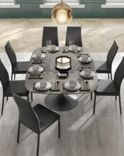 Sedia Blitz plus da soggiorno realizzata in ecopelle scontata del 45%^Ozzio Discount