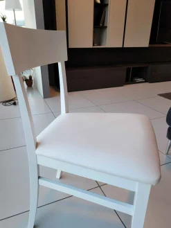 Sale Sedia Brian da cucina realizzata in ecopelle scontata del 76% Sedie