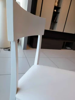 Sale Sedia Brian da cucina realizzata in ecopelle scontata del 76% Sedie