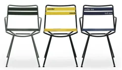 Sale Sedia con braccioli Dan poltrona nera  di a prezzo Outlet Sedie