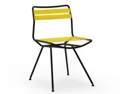 Sale Sedia con braccioli Dan poltrona nera  di a prezzo Outlet Sedie