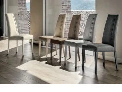 Clearance Sedia con schienale alto modello Bellinzona * a prezzo riservato Sedie