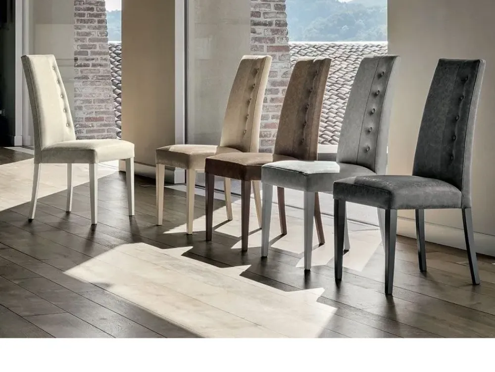 Clearance Sedia con schienale alto modello Bellinzona * a prezzo riservato Sedie