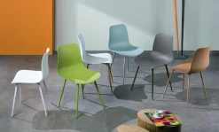 Sedia con schienale medio Betty a prezzo ribassato^Gipi Best