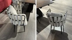 Sedia con schienale medio Ventura di a prezzo ribassato^La casa moderna Outlet