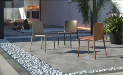 Hot Sedia da cucina realizzata in plastica Lunea di Sedie