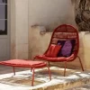 Sedia da giardino Lounge armchair + pouf collezione panama   con forte sconto^Talenti Hot