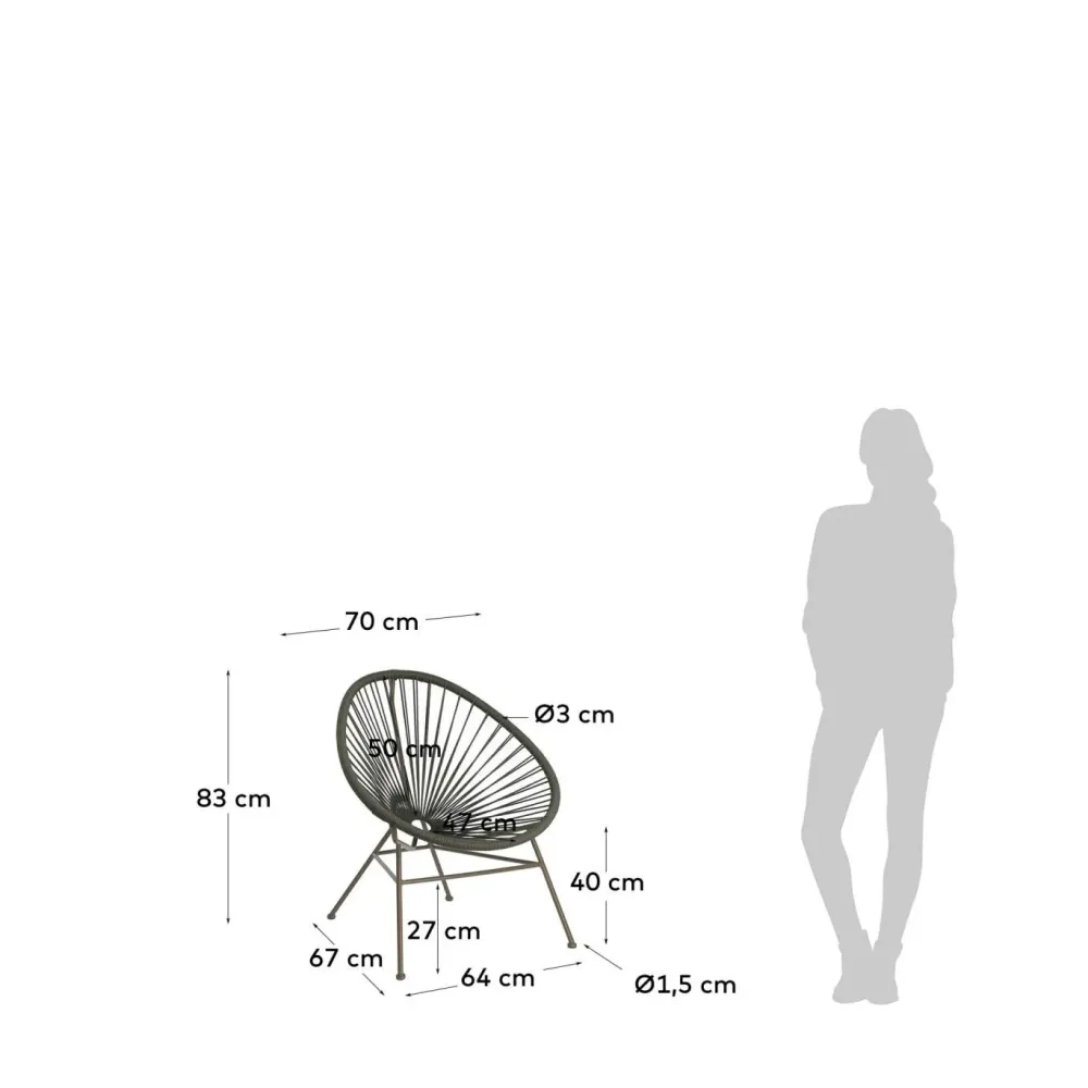 Julia Sedia da giardino modello Mod samantha in Offerta Outlet- Sedie Da Giardino