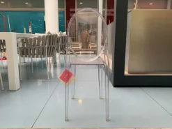 Sedia da giardino realizzata in plastica Victoria ghost di^Kartell Clearance