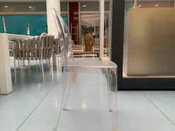 Sedia da giardino realizzata in plastica Victoria ghost di^Kartell Clearance