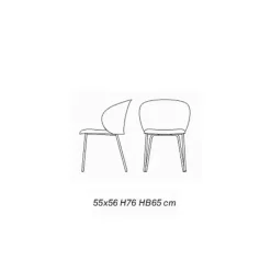 Sedia da giardino Tuka outdoor (set 4 pezzi) a marchio a prezzi convenienti^Connubia Hot