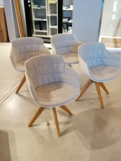 Mdf Sedia da soggiorno Flow arm rovere SCONTATA 40%- Sedie