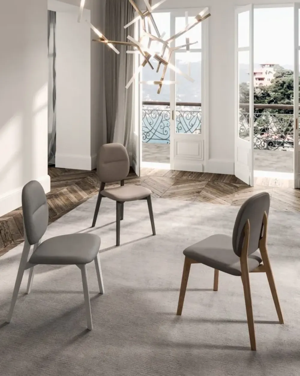 Hot Sedia da soggiorno Giotto in Offerta Outlet Sedie