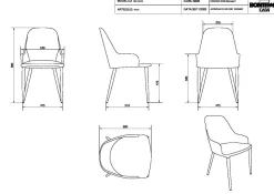 Sale Sedia da soggiorno Matilda di SCONTATA 38% Sedie