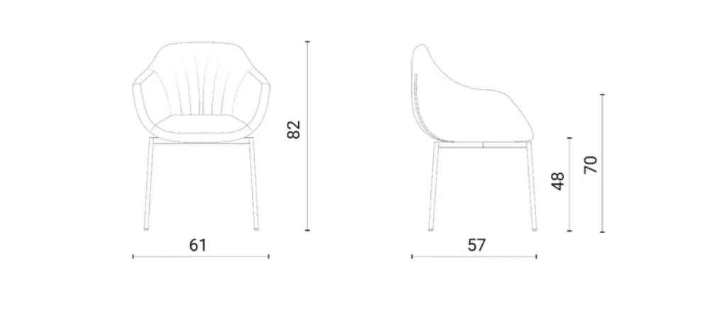 Best Sedia da soggiorno Nelson in Offerta Outlet Sedie