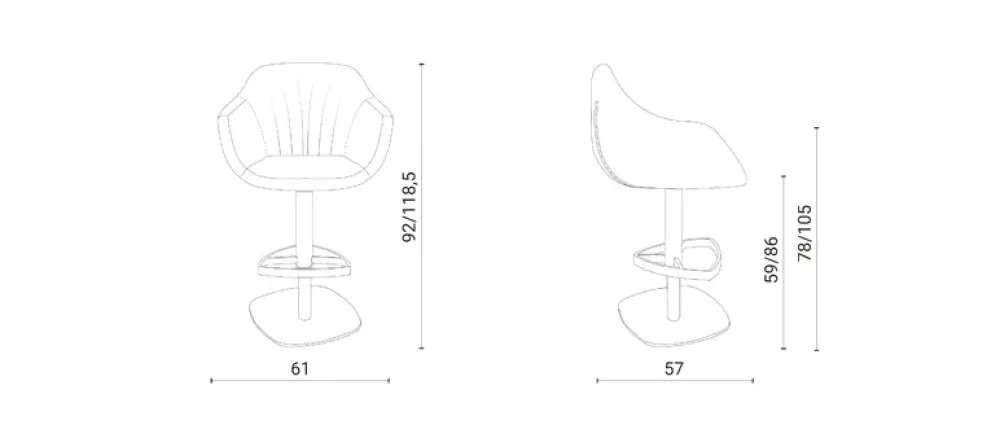 Sedia da soggiorno Piquet in Offerta Outlet^Ozzio Sale